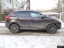 Installing a set of spacers to increase the ground clearance Hyundai ix35 Lift Kits (leveling kits and coil spring spacer\strut spacer)
