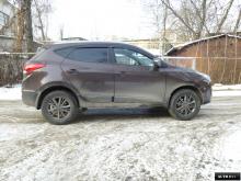 Installing a set of spacers to increase the ground clearance Hyundai ix35 Lift Kits (leveling kits and coil spring spacer\strut spacer)
