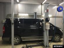 Installing a set of spacers to increase the ground clearance Hyundai Starex Lift Kits (leveling kits and coil spring spacer\strut spacer)