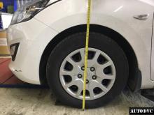 Installing a set of spacers to increase the ground clearance Hyundai i30 Lift Kits (leveling kits and coil spring spacer\strut spacer)
