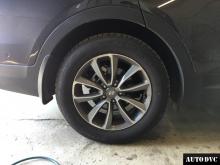Installing a set of spacers to increase the ground clearance Hyundai Santa Fe Lift Kits (leveling kits and coil spring spacer\strut spacer)