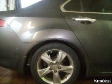 Installing a set of spacers to increase the ground clearance Honda Accord VIII Lift Kits (leveling kits and coil spring spacer\strut spacer)