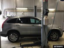Installing a set of spacers to increase the ground clearance Honda CR-V Lift Kits (leveling kits and coil spring spacer\strut spacer)