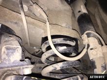 Installing a set of spacers to increase the ground clearance Hyundai Genesis Lift Kits (leveling kits and coil spring spacer\strut spacer)