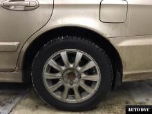 Installing a set of spacers to increase the ground clearance Hyundai Sonata IV (EF) Restyle Lift Kits (leveling kits and coil spring spacer\strut spacer)