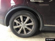 Installing a set of spacers to increase the ground clearance Infiniti QX50 Lift Kits (leveling kits and coil spring spacer\strut spacer)