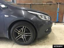 Installing a set of spacers to increase the ground clearance Kia Cee'd Lift Kits (leveling kits and coil spring spacer\strut spacer)