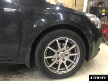 Installing a set of spacers to increase the ground clearance Kia Cee'd I Lift Kits (leveling kits and coil spring spacer\strut spacer)
