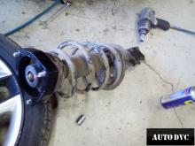 Installing a set of spacers to increase the ground clearance Kia Cerato Lift Kits (leveling kits and coil spring spacer\strut spacer)