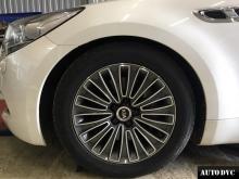 Installing a set of spacers to increase the ground clearance Kia Quoris Lift Kits (leveling kits and coil spring spacer\strut spacer)
