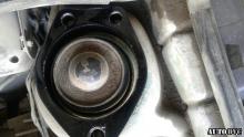 Installing a set of spacers to increase the ground clearance Kia Rio I Lift Kits (leveling kits and coil spring spacer\strut spacer)