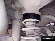 Installing a set of spacers to increase the ground clearance Kia Rio Lift Kits (leveling kits and coil spring spacer\strut spacer)