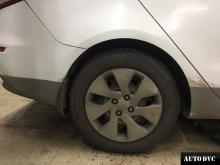 Installing a set of spacers to increase the ground clearance Kia Rio Lift Kits (leveling kits and coil spring spacer\strut spacer)