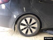 Installing a set of spacers to increase the ground clearance Kia Rio Lift Kits (leveling kits and coil spring spacer\strut spacer)