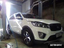 Installing a set of spacers to increase the ground clearance Kia Sorento Prime Lift Kits (leveling kits and coil spring spacer\strut spacer)