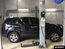 Installing a set of spacers to increase the ground clearance Kia Sorento Lift Kits (leveling kits and coil spring spacer\strut spacer)