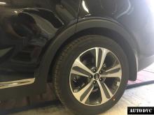Installing a set of spacers to increase the ground clearance Kia Sorento Prime Lift Kits (leveling kits and coil spring spacer\strut spacer)