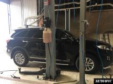 Installing a set of spacers to increase the ground clearance Kia Sorento Prime Lift Kits (leveling kits and coil spring spacer\strut spacer)