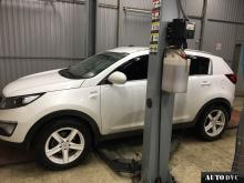 Installing a set of spacers to increase the ground clearance Kia Sportage III Lift Kits (leveling kits and coil spring spacer\strut spacer)