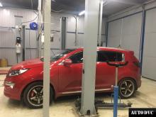 Installing a set of spacers to increase the ground clearance Kia Sportage Lift Kits (leveling kits and coil spring spacer\strut spacer)