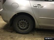 Installing a set of spacers to increase the ground clearance Mazda 3 I (BK) Lift Kits (leveling kits and coil spring spacer\strut spacer)