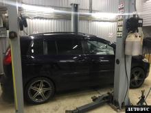Installing a set of spacers to increase the ground clearance Mazda 5 I (CR) Lift Kits (leveling kits and coil spring spacer\strut spacer)