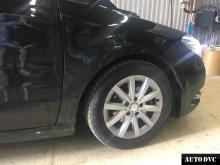 Installing a set of spacers to increase the ground clearance Mercedes-Benz B-klasse II (W246) Lift Kits (leveling kits and coil spring spacer\strut spacer)