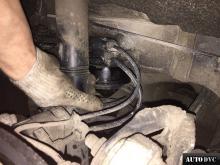 Installing a set of spacers to increase the ground clearance Mercedes B250 Lift Kits (leveling kits and coil spring spacer\strut spacer)