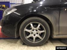 Installing a set of spacers to increase the ground clearance Mercedes-Benz B-klasse I (W245) Lift Kits (leveling kits and coil spring spacer\strut spacer)