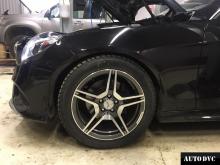 Installing a set of spacers to increase the ground clearance Mercedes-Benz E-klasse IV (W212, S212, C207) Lift Kits (leveling kits and coil spring spacer\strut spacer)