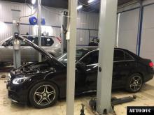 Installing a set of spacers to increase the ground clearance Mercedes-Benz E-klasse IV (W212, S212, C207) Lift Kits (leveling kits and coil spring spacer\strut spacer)