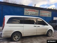 Installing a set of spacers to increase the ground clearance Mercedes-Benz Vito II (W639) Lift Kits (leveling kits and coil spring spacer\strut spacer)
