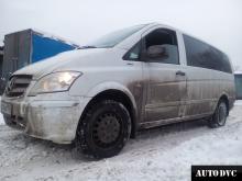 Installing a set of spacers to increase the ground clearance Mercedes-Benz Vito II (W639) Lift Kits (leveling kits and coil spring spacer\strut spacer)