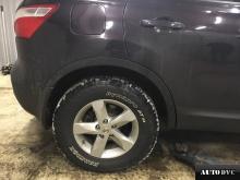 Installing a set of spacers to increase the ground clearance Nissan Qashqai I Lift Kits (leveling kits and coil spring spacer\strut spacer)