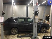 Installing a set of spacers to increase the ground clearance Nissan Primera II (P11) Lift Kits (leveling kits and coil spring spacer\strut spacer)