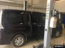 Installing a set of spacers to increase the ground clearance Nissan Serena Lift Kits (leveling kits and coil spring spacer\strut spacer)