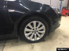 Installing a set of spacers to increase the ground clearance Opel Astra J Kits (leveling kits and coil spacer\strut spacer)