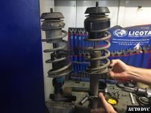 Installing a set of spacers to increase the ground clearance Opel Corsa Lift Kits (leveling kits and coil spring spacer\strut spacer)