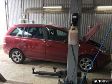 Installing a set of spacers to increase the ground clearance Opel Zafira B Lift Kits (leveling kits and coil spring spacer\strut spacer)