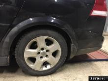 Installing a set of spacers to increase the ground clearance Opel Vectra C Lift Kits (leveling kits and coil spring spacer\strut spacer)