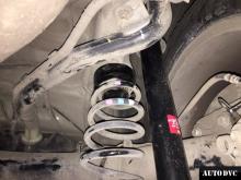 Installing a set of spacers to increase the ground clearance  Peugeot 408 Lift Kits (leveling kits and coil spring spacer\strut spacer)