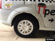 Installing a set of spacers to increase the ground clearance Renault Logan Lift Kits (leveling kits and coil spring spacer\strut spacer)