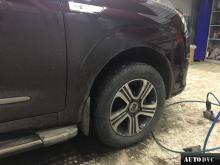Installing a set of spacers to increase the ground clearance Ssang Yong Stavic Lift Kits (leveling kits and coil spring spacer\strut spacer)