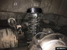 Installing a set of spacers to increase the ground clearance Citroen C-Crosser Lift Kits (leveling kits and coil spring spacer\strut spacer)