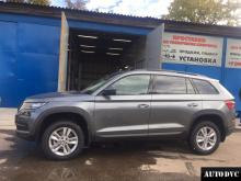 Installing a set of spacers to increase the ground clearance Skoda Kodiaq Kits (leveling kits and coil spacer\strut spacer)