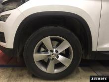 Installing a set of spacers to increase the ground clearance Skoda Kodiaq Kits (leveling kits and coil spacer\strut spacer)
