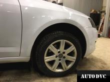 Installing a set of spacers to increase the ground clearance Skoda Octavia Lift Kits (leveling kits and coil spring spacer\strut spacer)