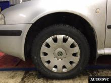 Installing a set of spacers to increase the ground clearance Skoda Octavia Lift Kits (leveling kits and coil spring spacer\strut spacer)