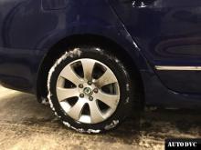 Installing a set of spacers to increase the ground clearance Skoda Suberb Lift Kits (leveling kits and coil spring spacer\strut spacer)