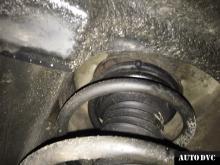 Installing a set of spacers to increase the ground clearance Toyota Alphard II Lift Kits (leveling kits and coil spring spacer\strut spacer)